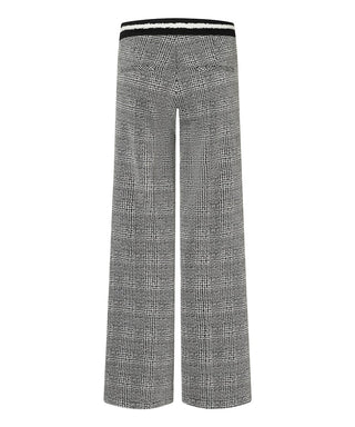 871 black/white glencheck;2