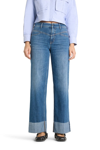 5125 mid blue splinted cut hem;3