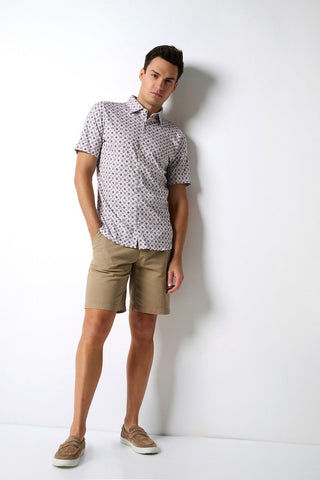 134 beige red mixed pattern;4