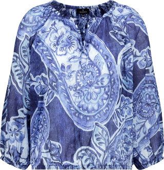 720 navy blue gemustert;1