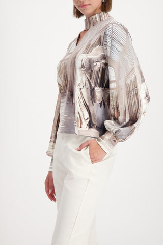 136 almond gemustert;2