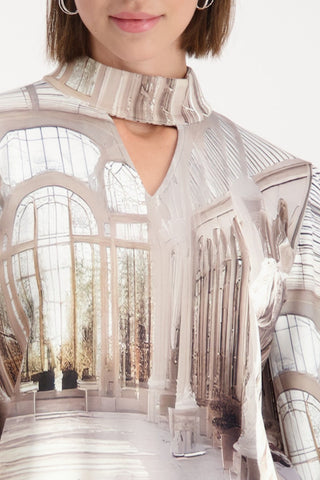 136 almond gemustert;4