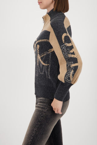 890 anthra melange gemustert;2