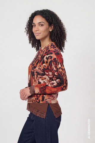 265 autumn red gemustert;2