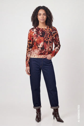 265 autumn red gemustert;5