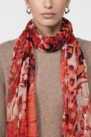 265 autumn red gemustert;3