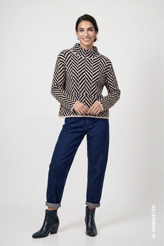 792 dark blue gemustert;5