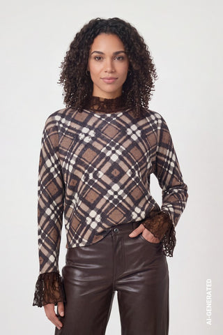559 chocolate brown gemustert;1