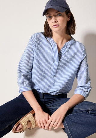 21838 blouse blue;10