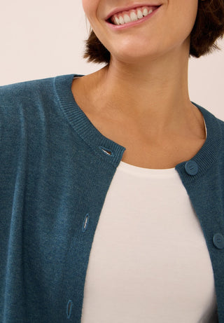 16838 dull teal blue melange;21