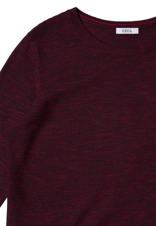 16930 eggplant red heather melange;9