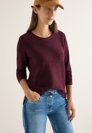 16930 eggplant red heather melange;10