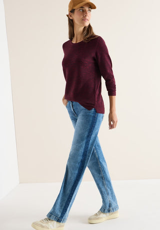 16930 eggplant red heather melange;12