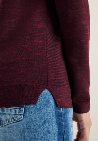 16930 eggplant red heather melange;13