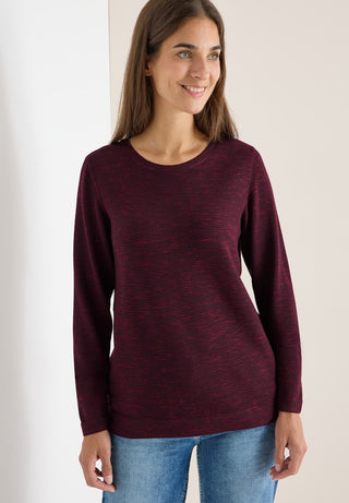 16930 eggplant red heather melange;14