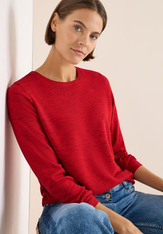 16931 fiery red heather melange;19