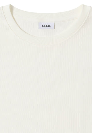 Cecil / Da.Shirt, Polo / NOS Solid Rib T-Shirt