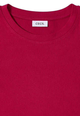 Cecil / Da.Shirt, Polo / NOS Solid Rib T-Shirt