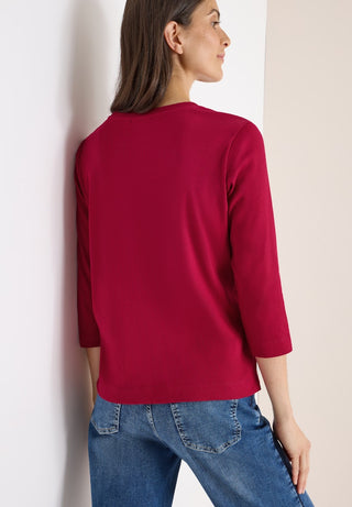 Cecil / Da.Shirt, Polo / NOS Solid Rib T-Shirt