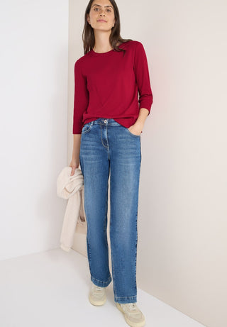 Cecil / Da.Shirt, Polo / NOS Solid Rib T-Shirt