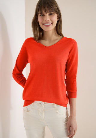 Cecil / Da.Strick / NOS_Basic V-Neck Pullover