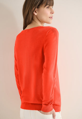 Cecil / Da.Strick / NOS_Basic V-Neck Pullover