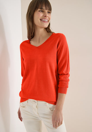 Cecil / Da.Strick / NOS_Basic V-Neck Pullover