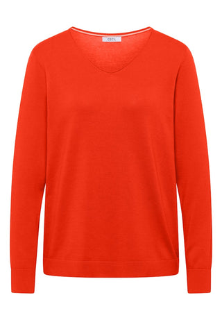 Cecil / Da.Strick / NOS_Basic V-Neck Pullover