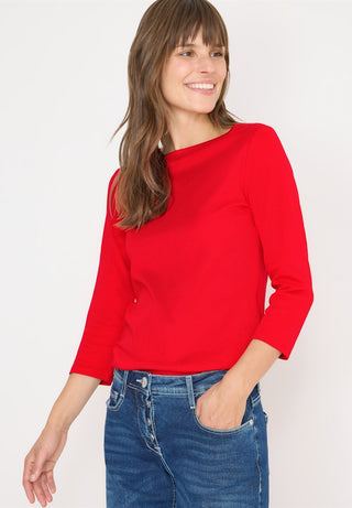 Cecil / Da.Shirt, Polo / NOS Basic Boatneck