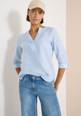 21838 blouse blue;3