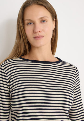 Cecil / Da.Shirt, Polo / TOS Basic Melange Stripe T-Shi