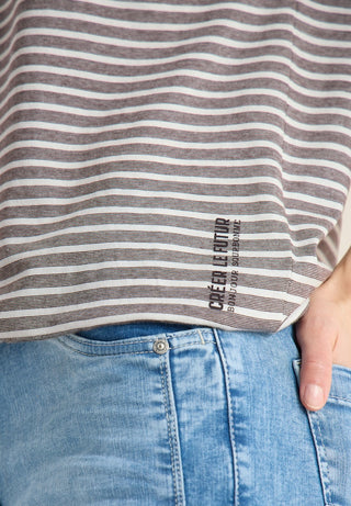 Cecil / Da.Shirt, Polo / Small Striped Shirt