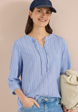 21838 blouse blue;3