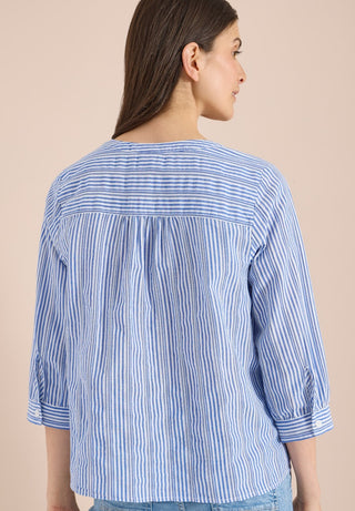 21838 blouse blue;4