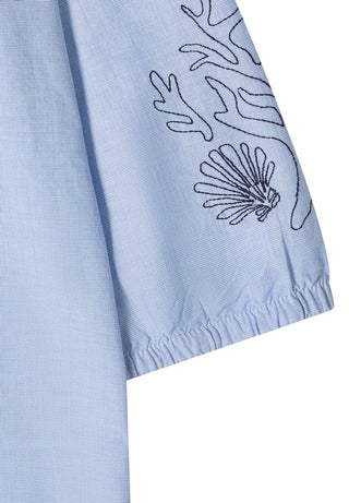 21838 blouse blue;2