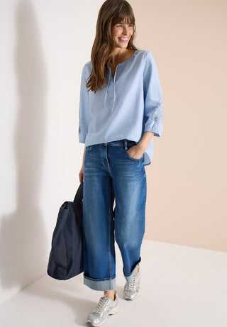 21838 blouse blue;5