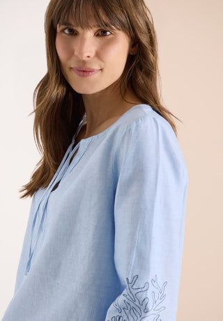 21838 blouse blue;6