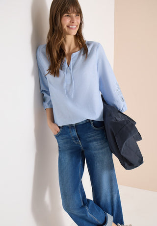 21838 blouse blue;7