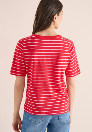 Cecil / Da.Shirt, Polo / NOS Striped Slubyarn Shirt