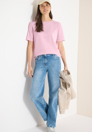 Cecil / Da.Shirt, Polo / NOS Solid Slubyarn Shirt