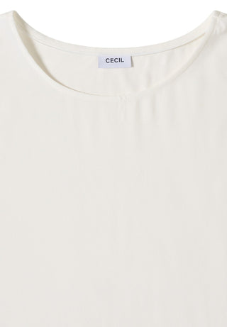 Cecil / Da.Shirt, Polo / Solid Mat Mix Blouse
