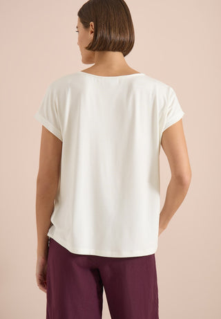 Cecil / Da.Shirt, Polo / Solid Mat Mix Blouse