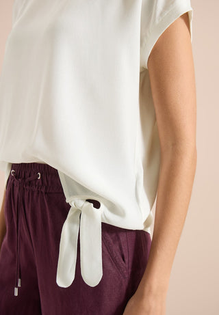 Cecil / Da.Shirt, Polo / Solid Mat Mix Blouse