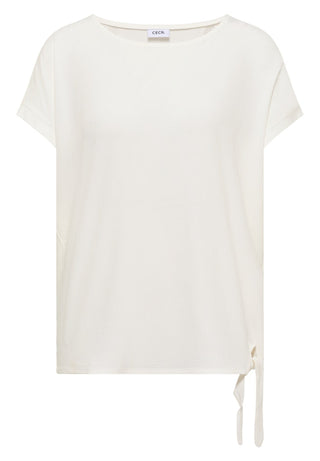 Cecil / Da.Shirt, Polo / Solid Mat Mix Blouse