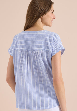 21838 blouse blue;4