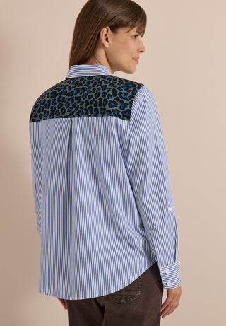 21838 blouse blue;3