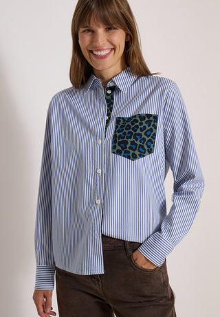21838 blouse blue;5