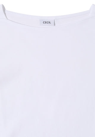 Cecil / Da.Shirt, Polo / NOS Basic Boatneck Shirt