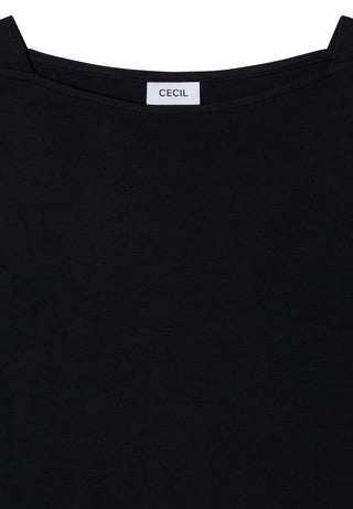 Cecil / Da.Shirt, Polo / NOS Basic Boatneck Shirt