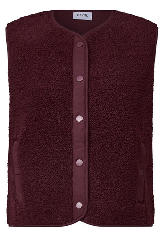 Cecil / Da. Weste / NOS Solid Matmix Teddy Vest